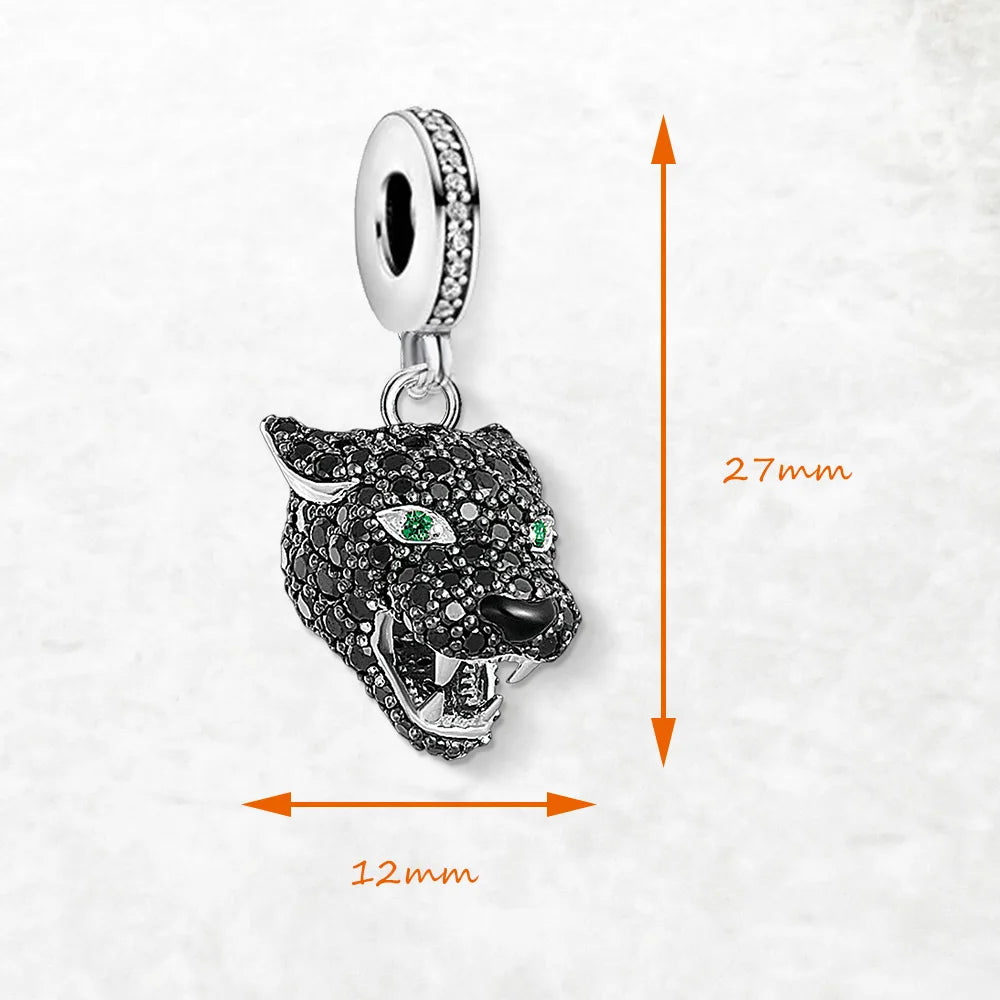 Black Silver Cat Pendant-ToShay.org
