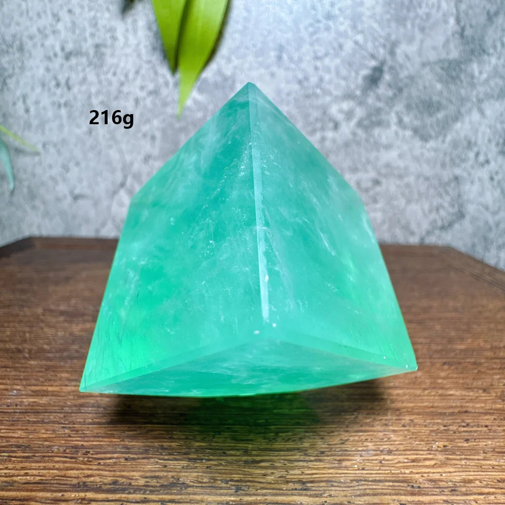 Green Fluorite Cube-ToShay.org
