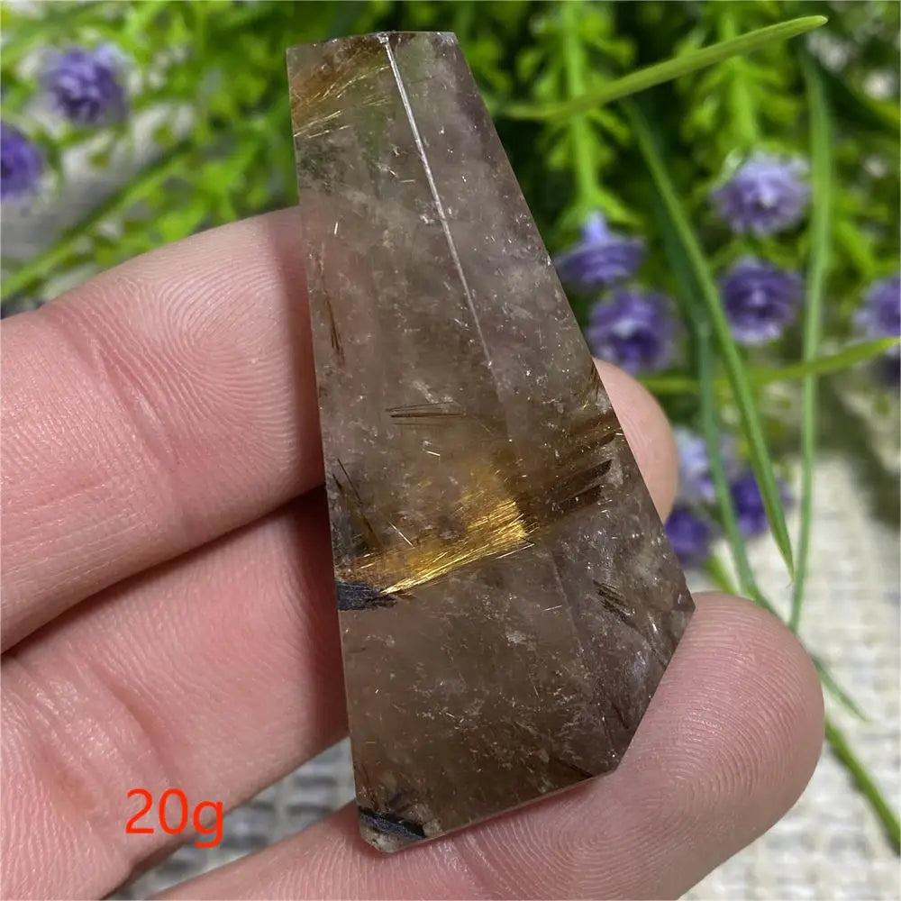 Gold Rutilated Quartz Rock-ToShay.org