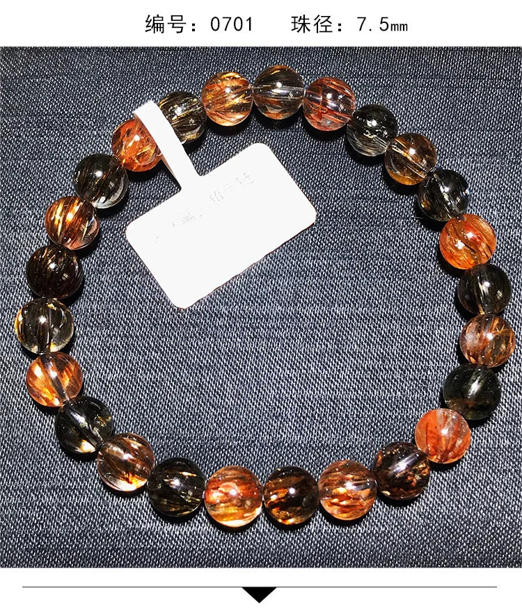 Gold Black Super Seven Crystal-ToShay.org