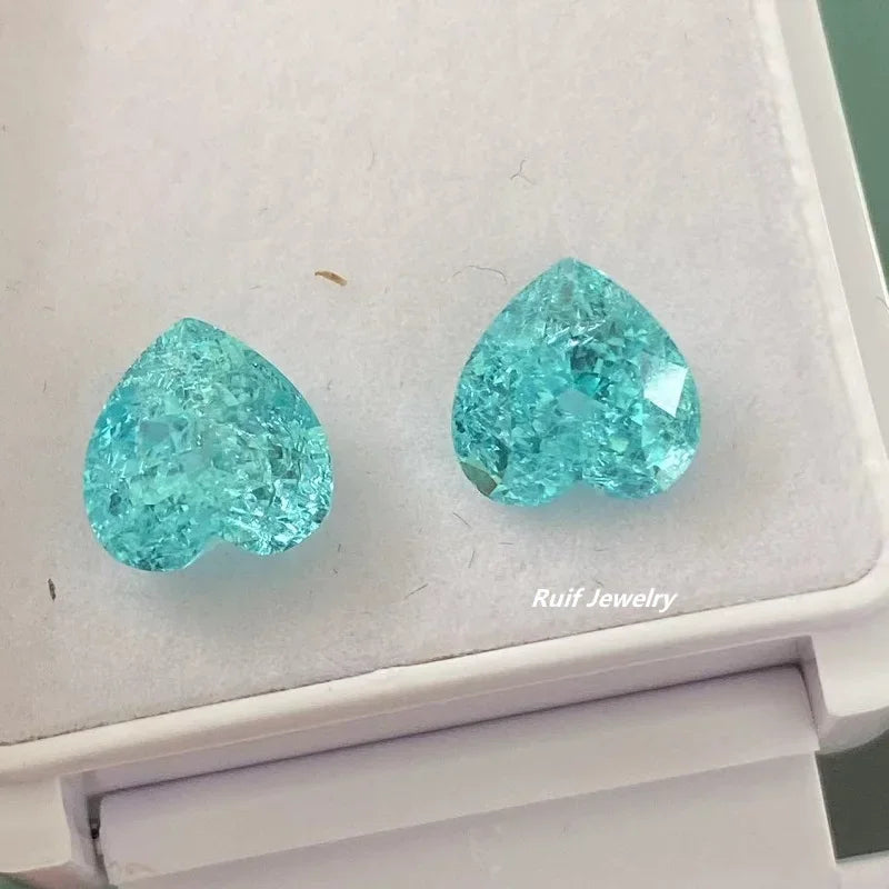 Blue Paraiba Crushed Ice Pendant-ToShay.org