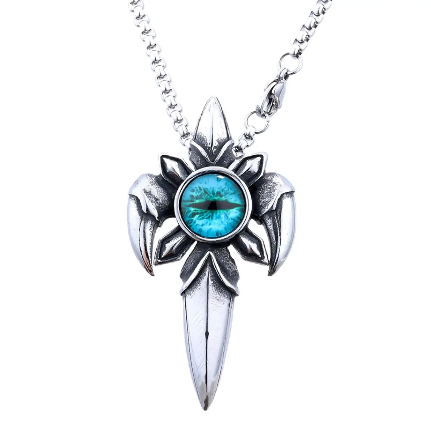 Blue Eye Steel Pendant-ToShay.org