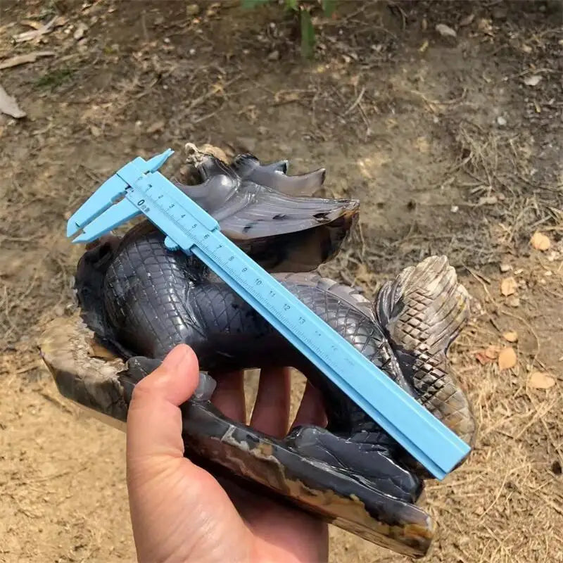 Grey Agate Dragon-ToShay.org