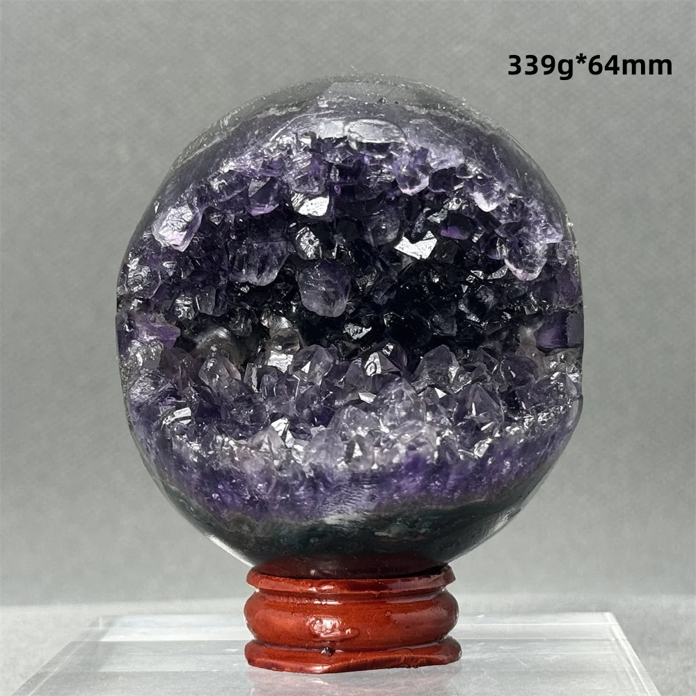 Purple Amethyst Cluster Ball-ToShay.org