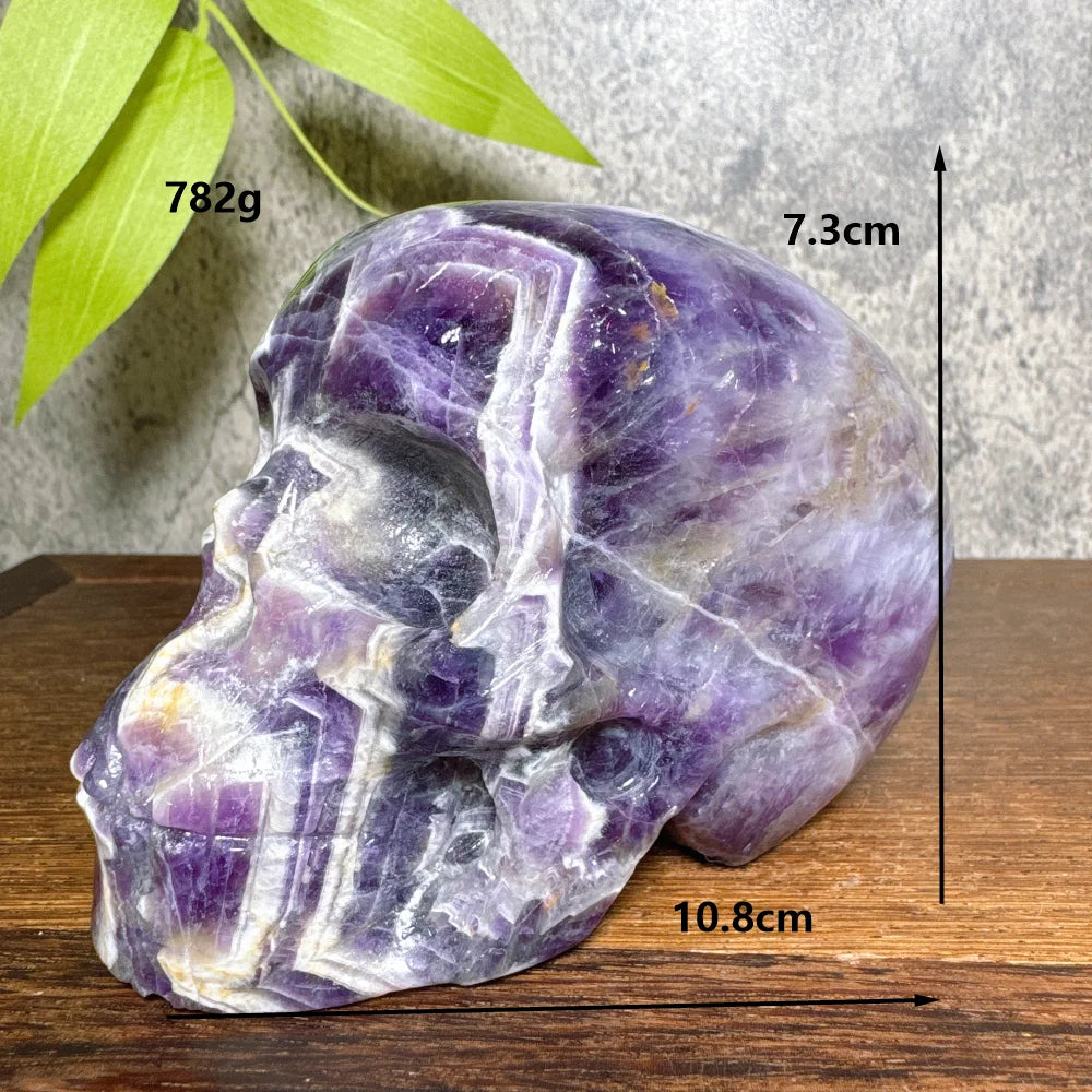Purple Dream Amethyst Skull-ToShay.org