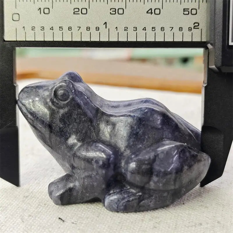 Purple Quartz Stone Frog-ToShay.org