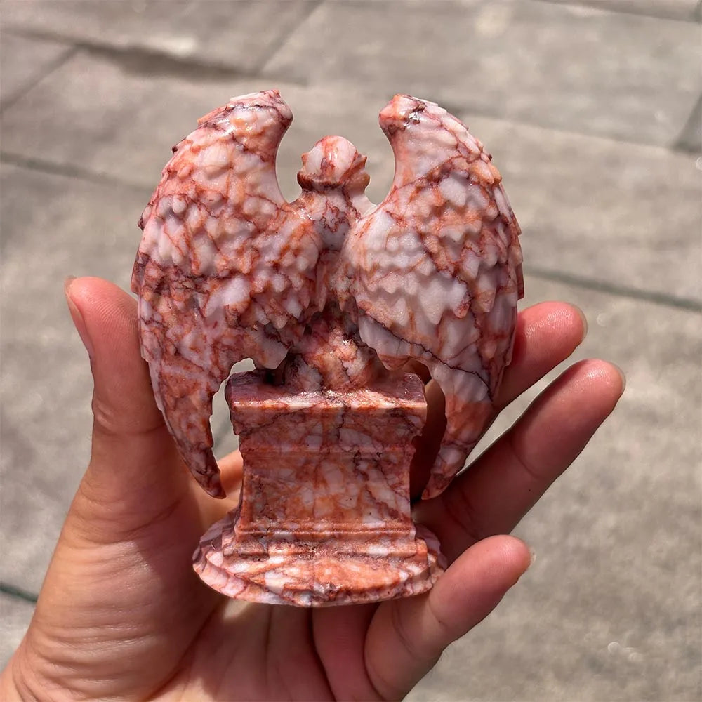 Red Network Stone Angel-ToShay.org