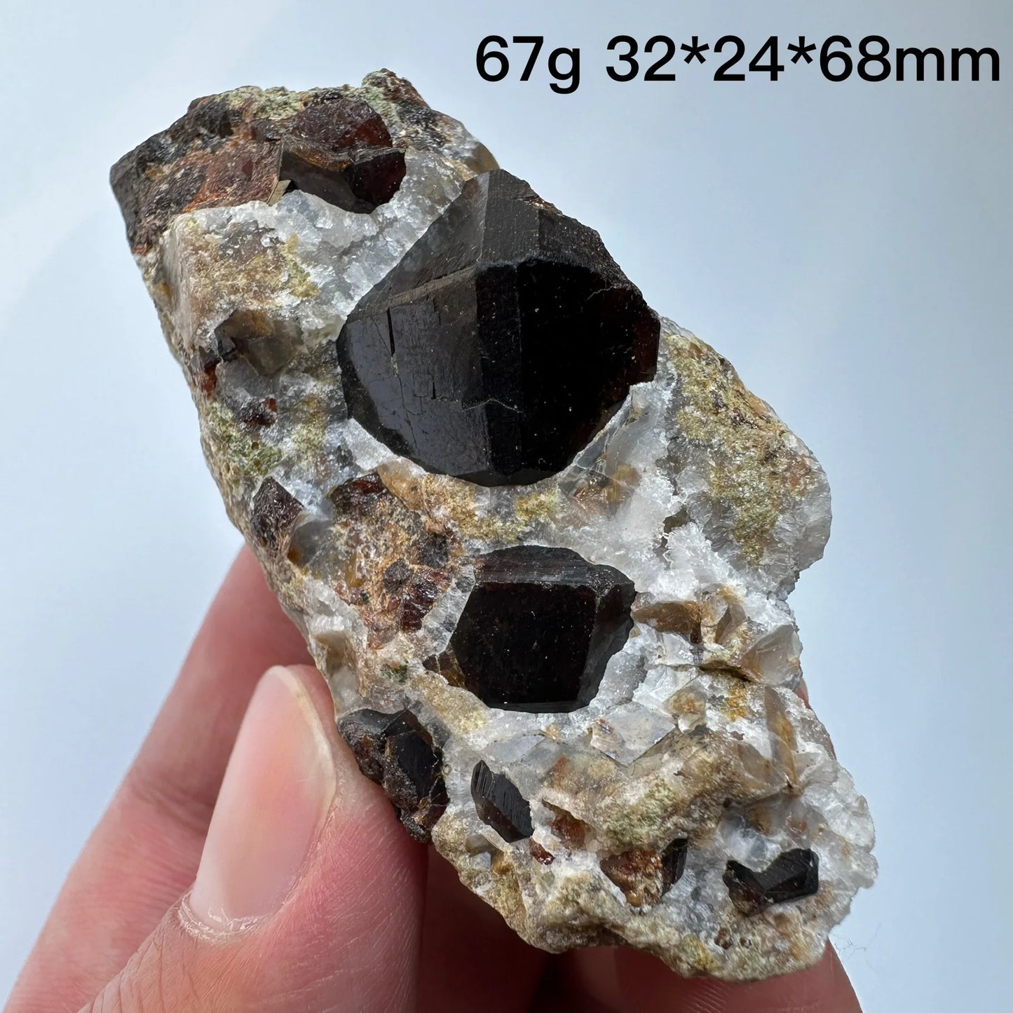 Red Garnet Quartz Crystals-ToShay.org