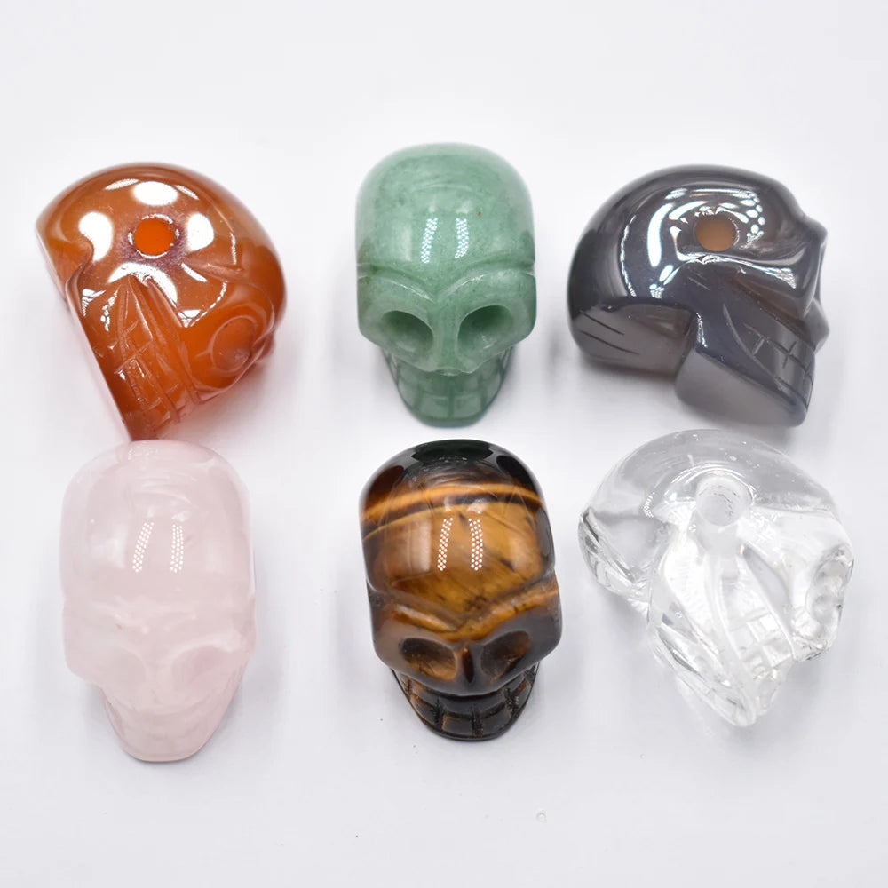 Mixed Crystal Skull Beads-ToShay.org