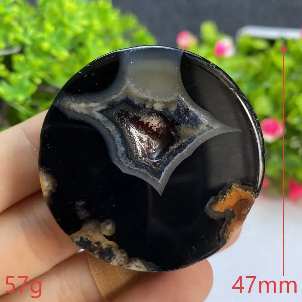 Black Agate Slice-ToShay.org