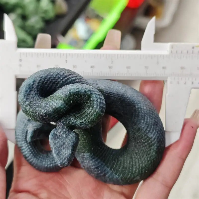 Green Quartz Stone Snake-ToShay.org
