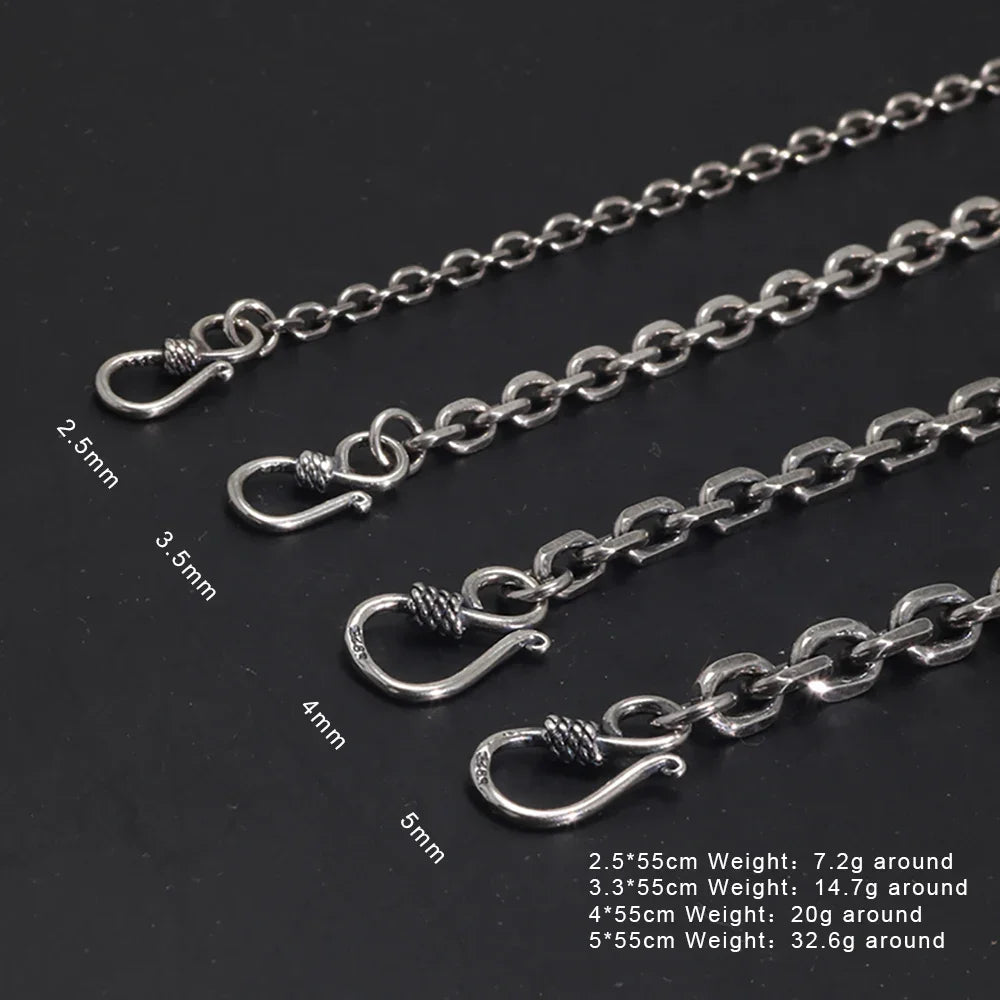 Silver Cable Link Chain-ToShay.org
