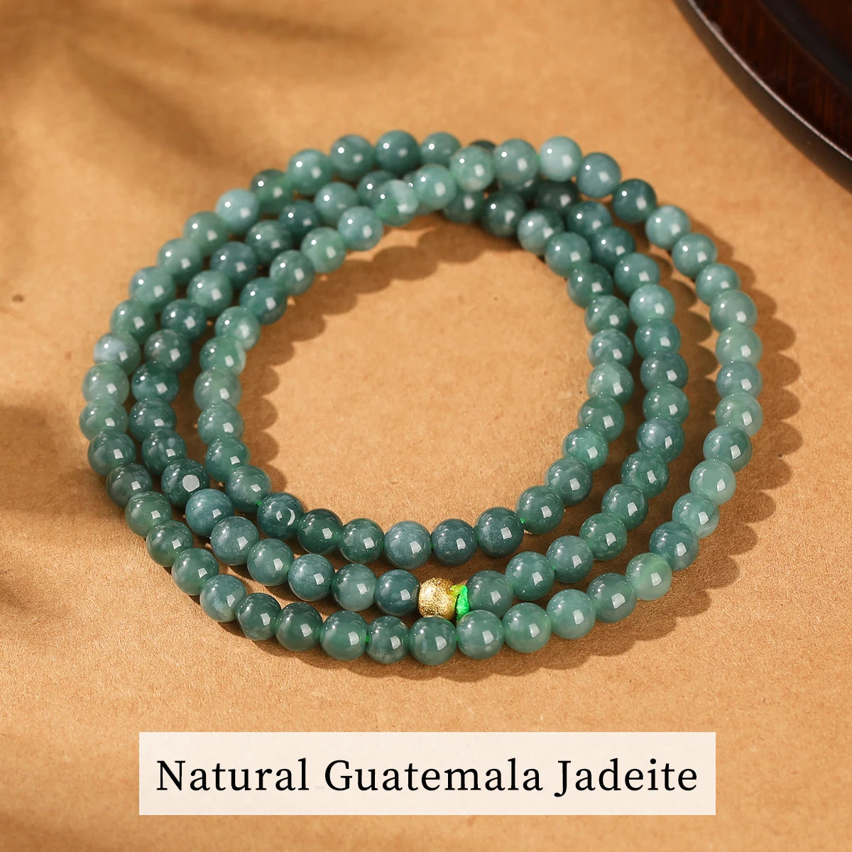 Green Jadeite Bead Bracelet-ToShay.org