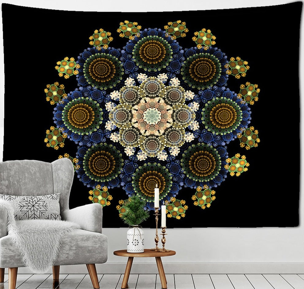Mandala Tapestry Wall Hanging-ToShay.org