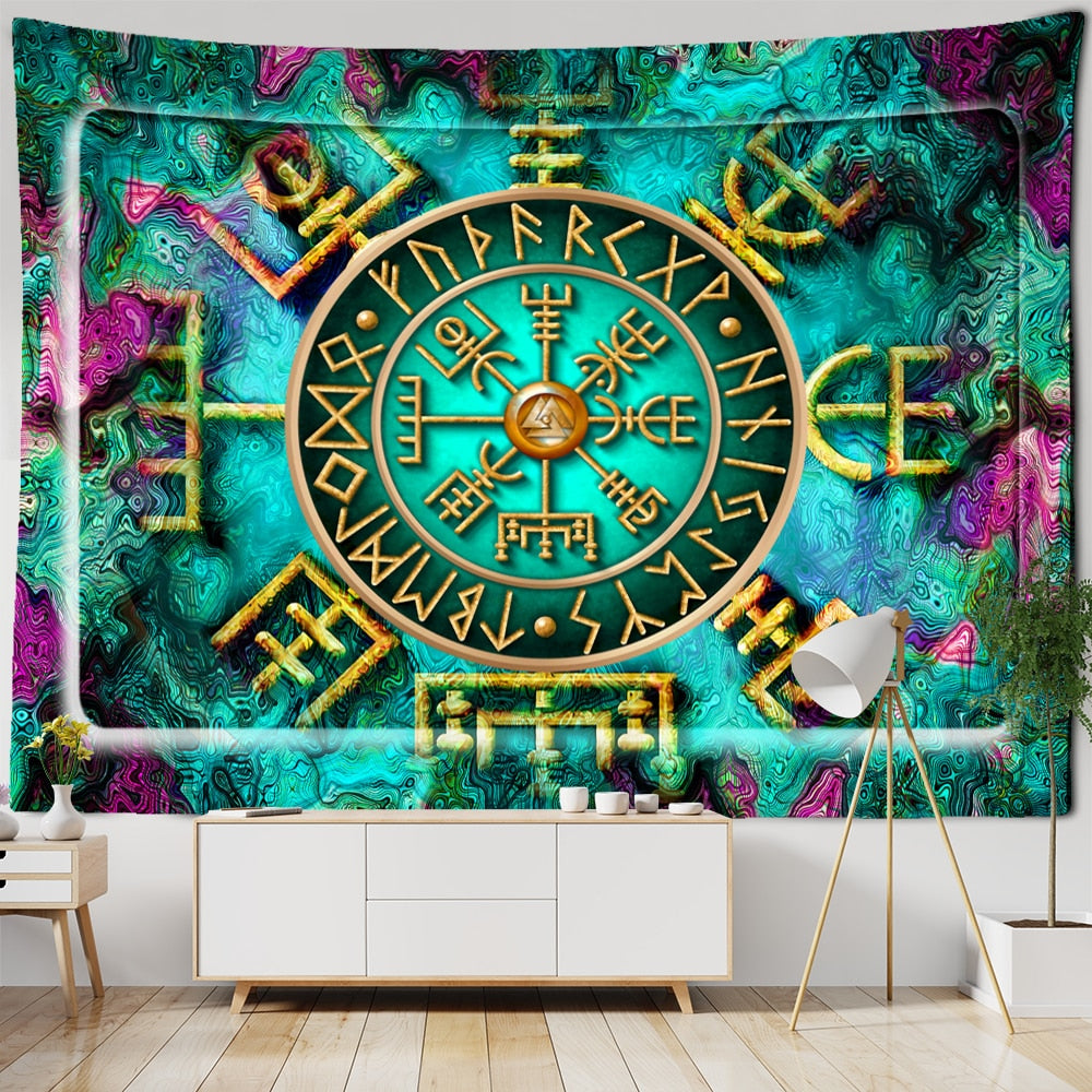 Rune Art Tapestry Wall Hanging-ToShay.org