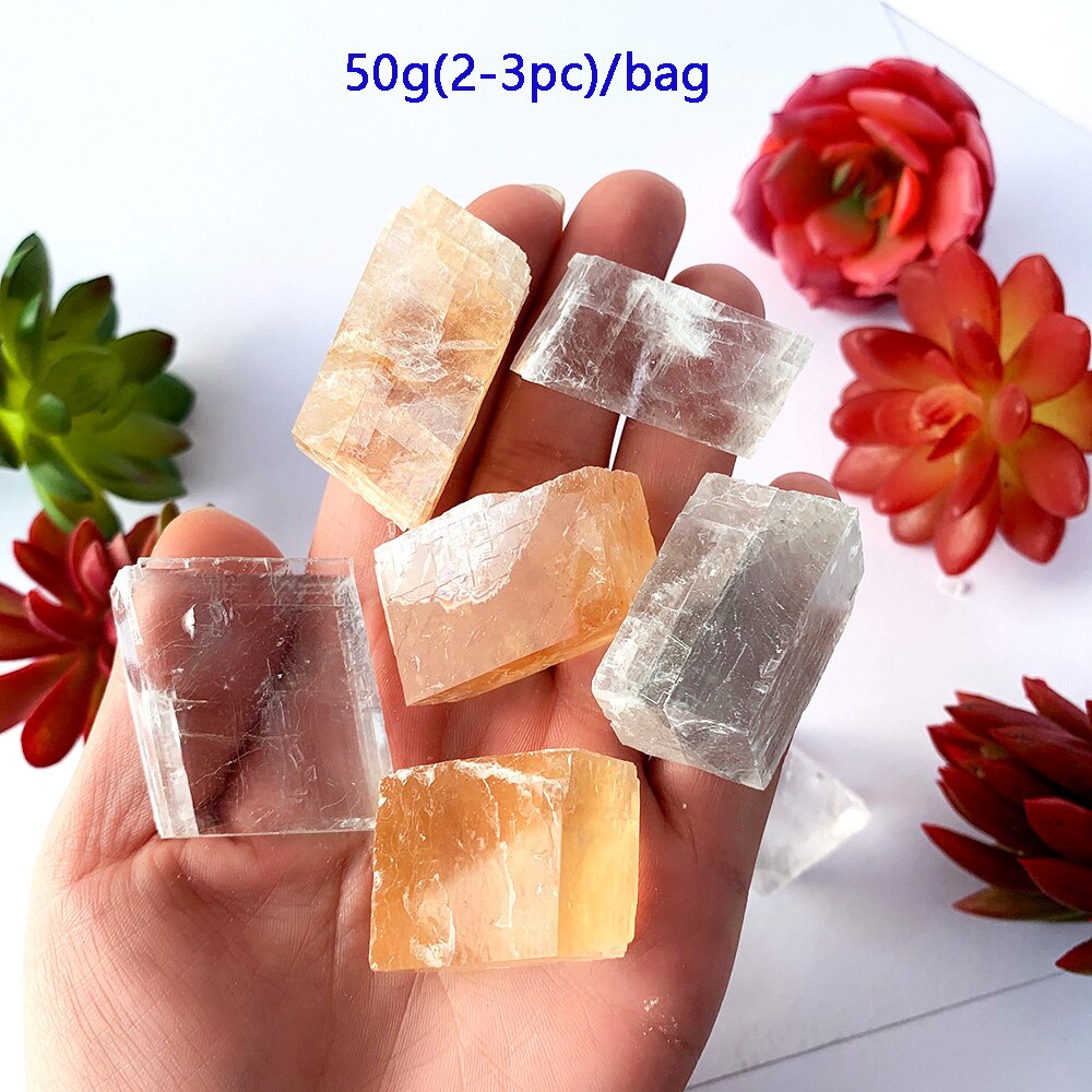 White Yellow Optical Calcite-ToShay.org