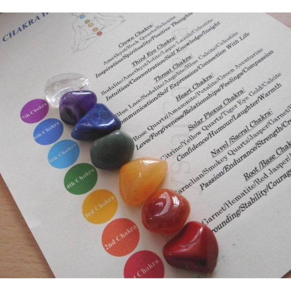 Chakra Tumbled Gemstones-ToShay.org