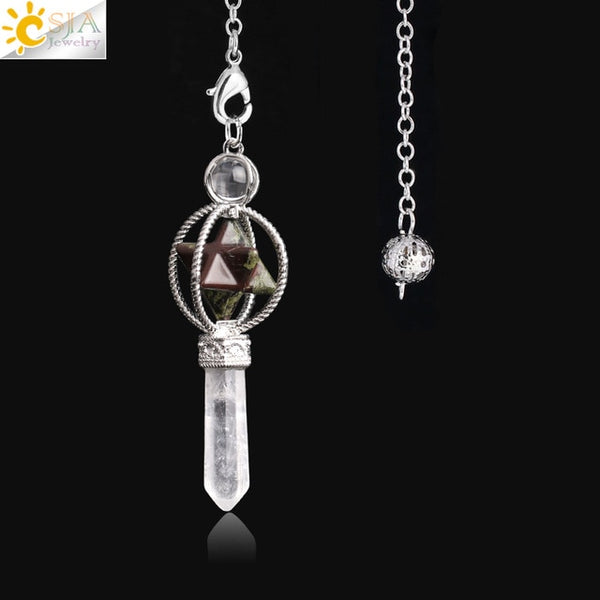 Merkaba Crystal Dowsing Pendulum-ToShay.org
