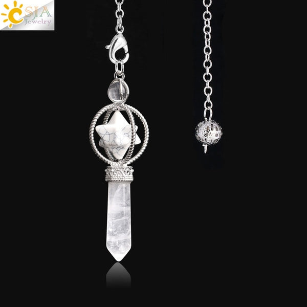 Merkaba Crystal Dowsing Pendulum-ToShay.org