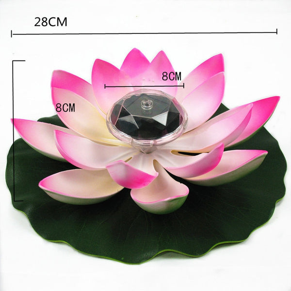 Lotus Solar Pool Light-ToShay.org