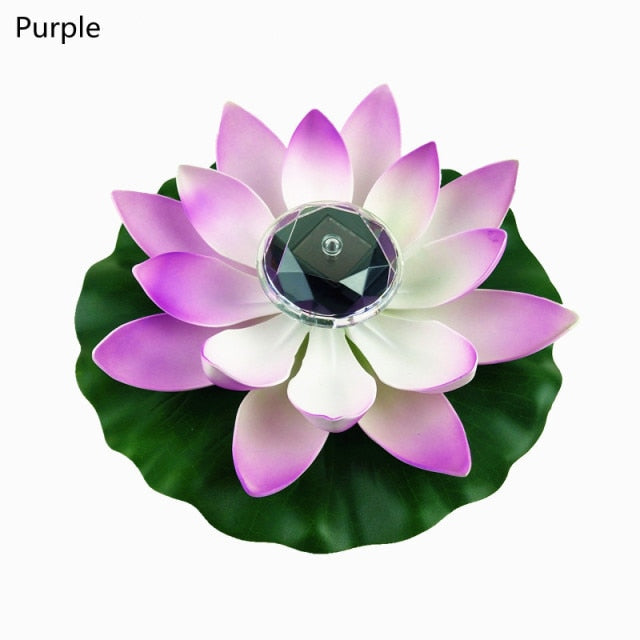 Lotus Solar Pool Light-ToShay.org