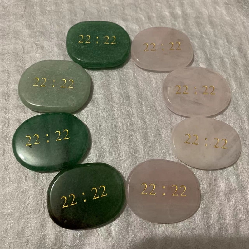 Mixed Crystal 22 Palm Stones-ToShay.org
