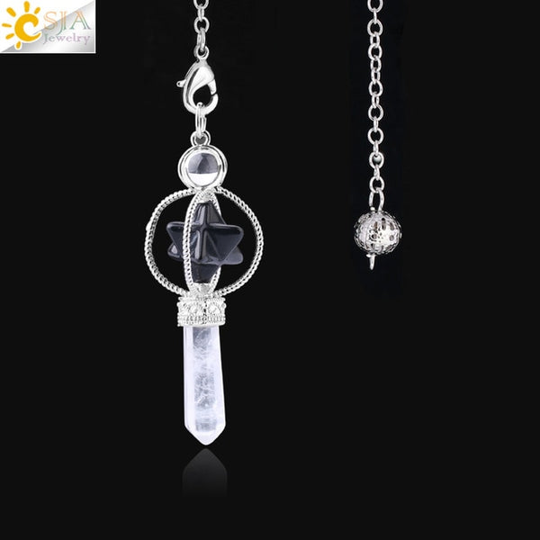 Merkaba Crystal Dowsing Pendulum-ToShay.org