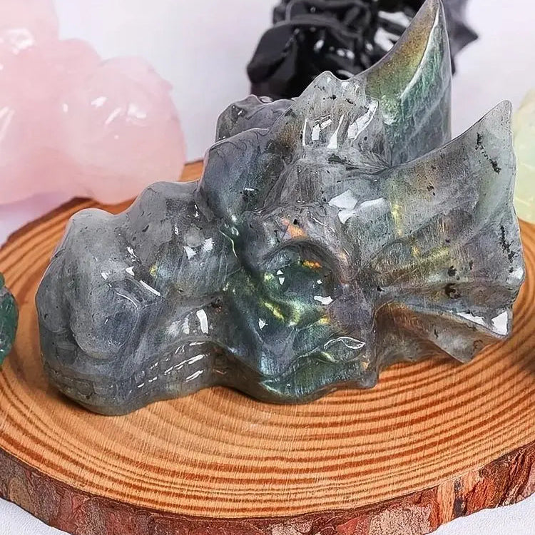 Mixed Crystal Dragon Heads-ToShay.org