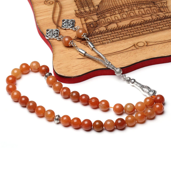 Red Aventurine Prayer Beads-ToShay.org