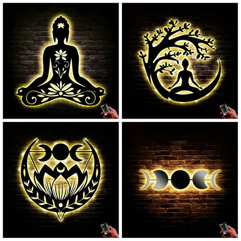 Buddha LED Lamps-ToShay.org