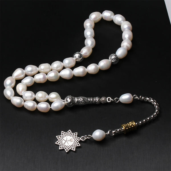 White Pearl Prayer Beads-ToShay.org