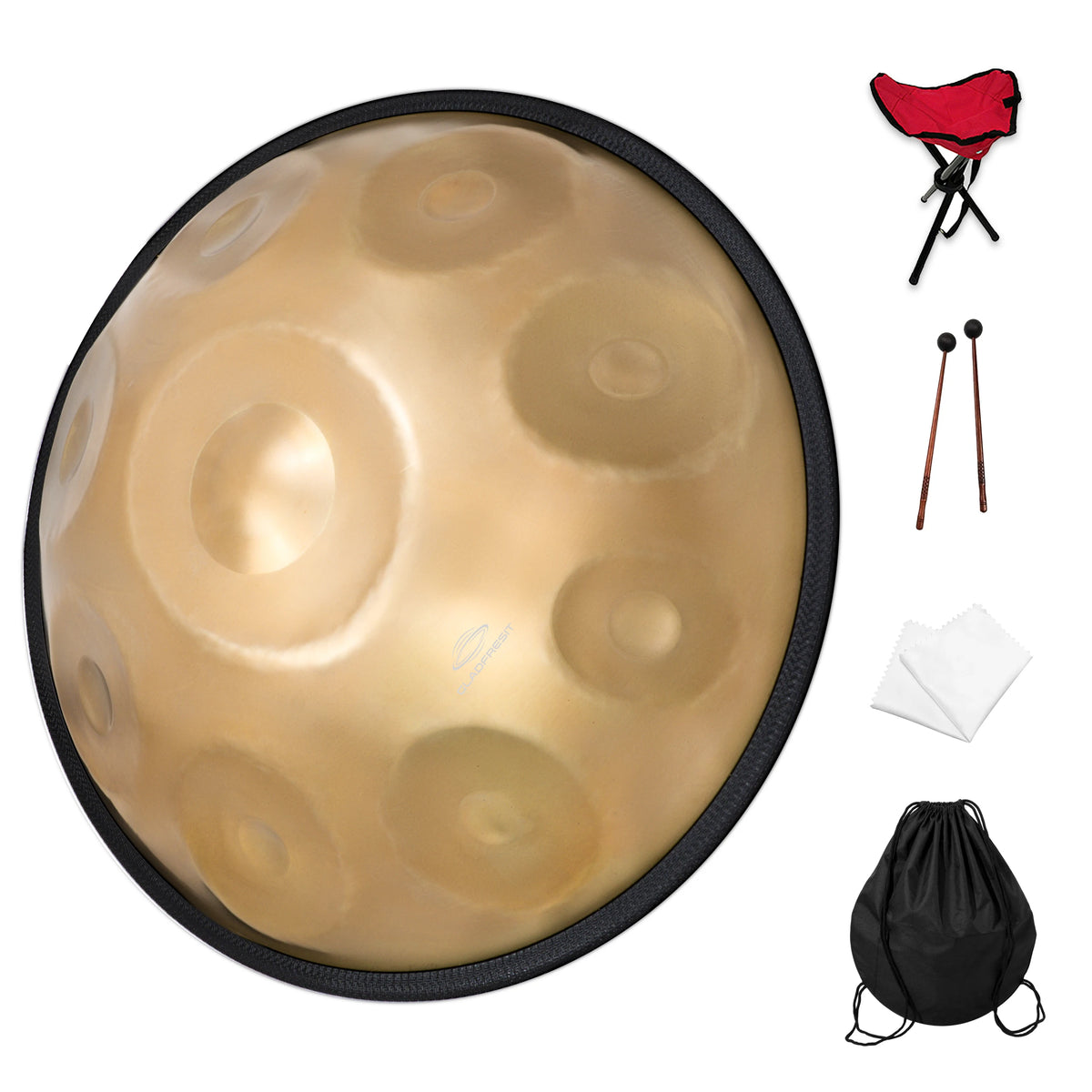 Gold Handpan Drum-ToShay.org