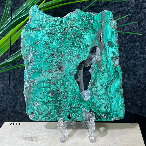 Green Malachite Slab Slice-ToShay.org