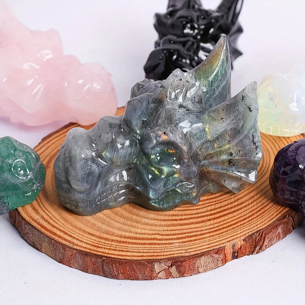 Mixed Crystal Dragon Heads-ToShay.org
