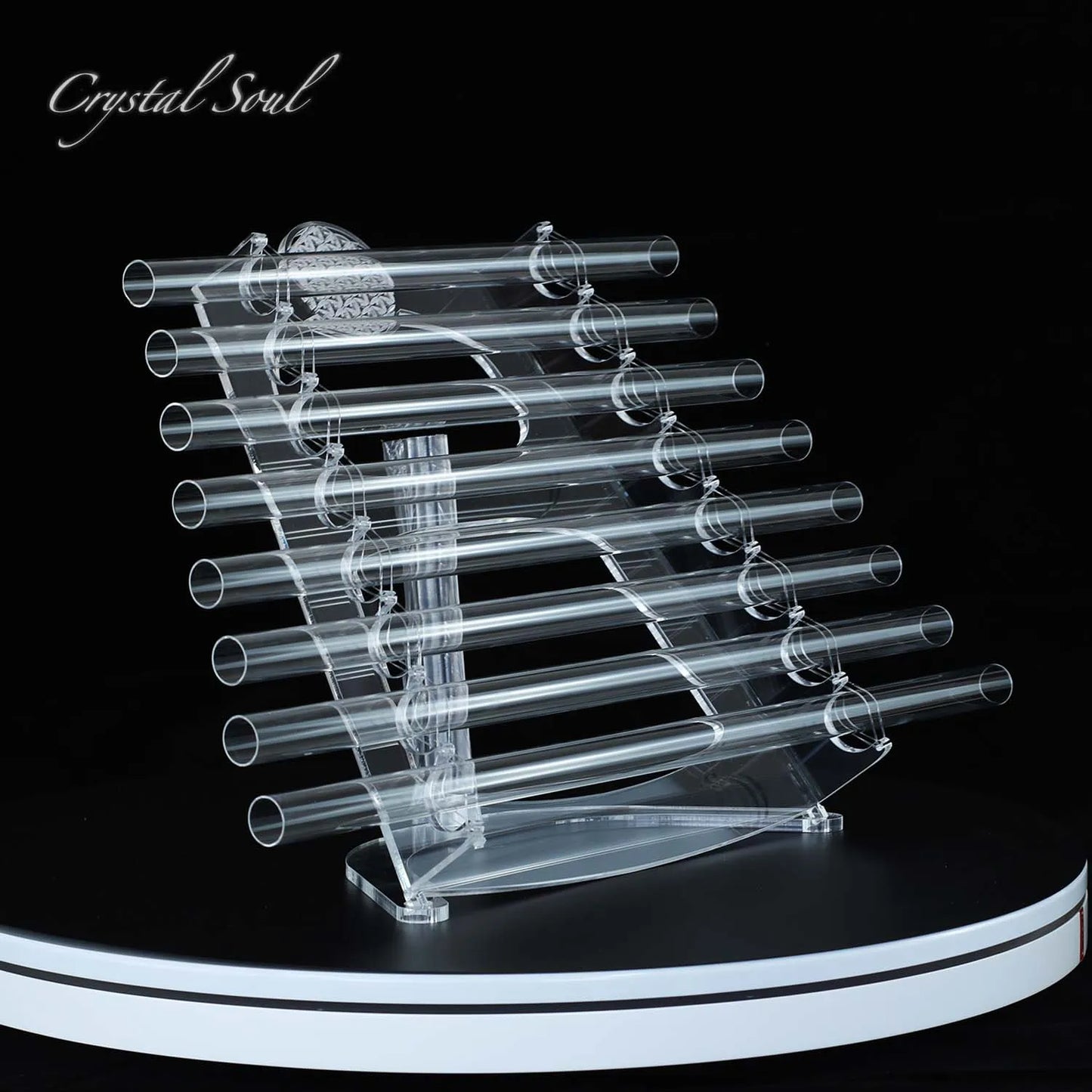 Clear Crystal Singing Harp-ToShay.org