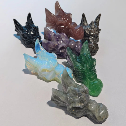 Mixed Crystal Dragon Heads-ToShay.org