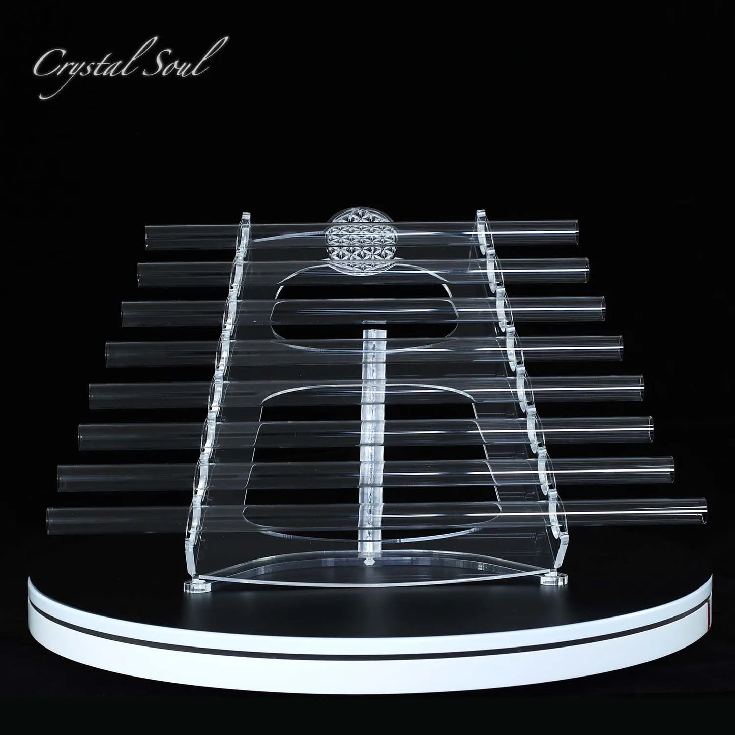 Clear Crystal Singing Harp-ToShay.org