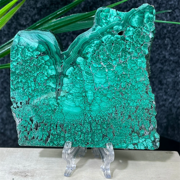 Green Malachite Slab Slice-ToShay.org