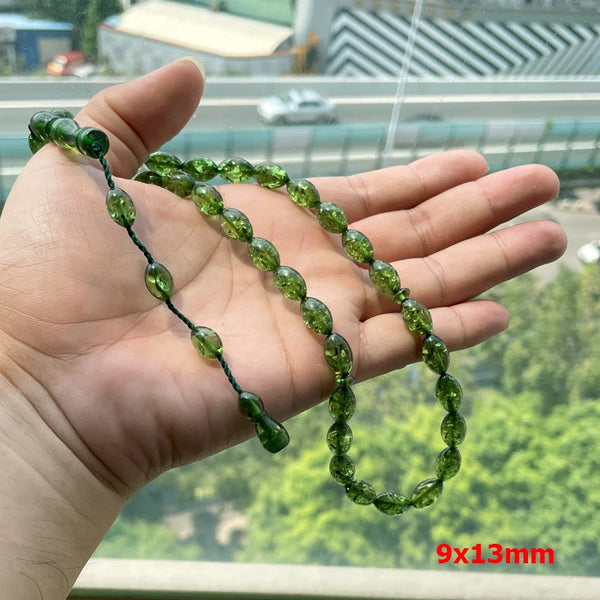 Green Glow Prayer Beads-ToShay.org