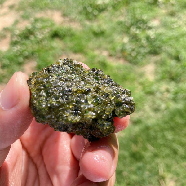 Green Olivine Crystal Rocks-ToShay.org