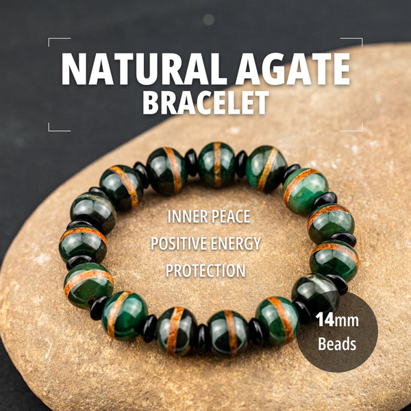 Green Agate Bracelet-ToShay.org