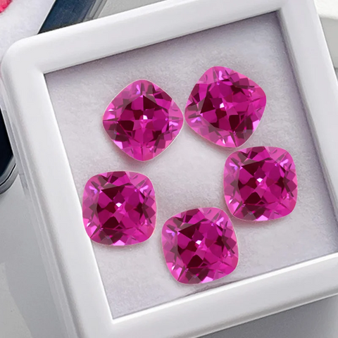 Pink Ruby Crystal Cut Diamond-ToShay.org