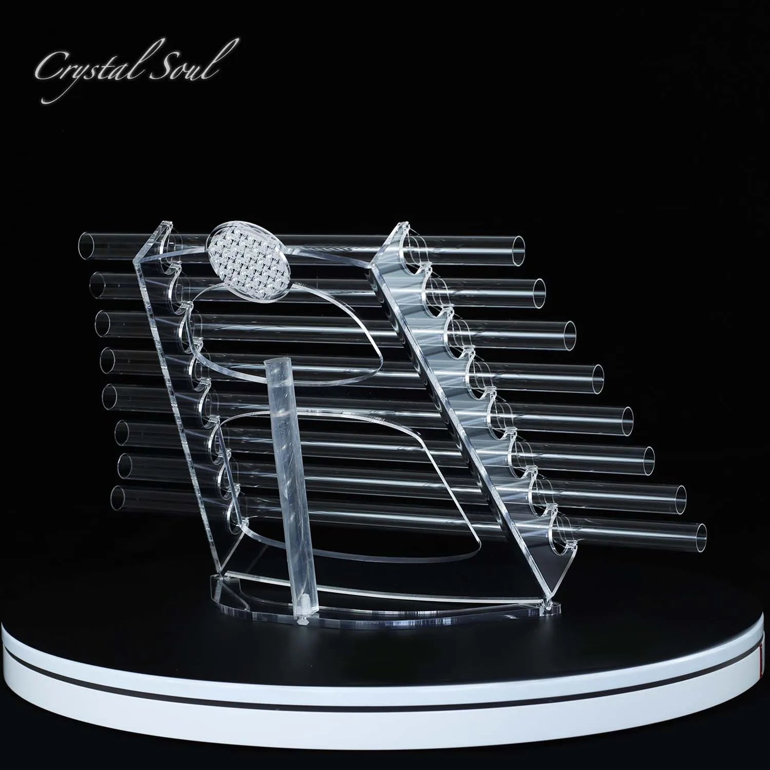 Clear Crystal Singing Harp-ToShay.org