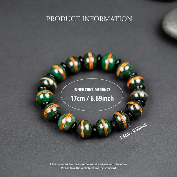 Green Agate Bracelet-ToShay.org