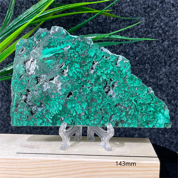 Green Malachite Slab Slice-ToShay.org