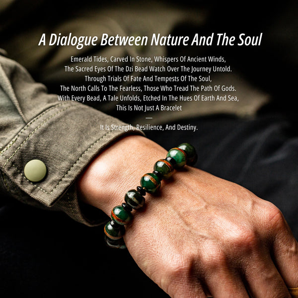 Green Agate Bracelet-ToShay.org
