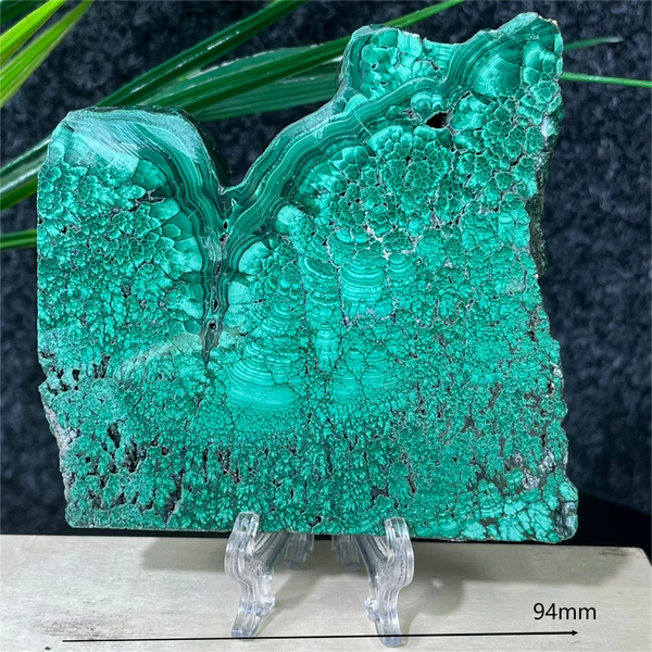 Green Malachite Slab Slice-ToShay.org