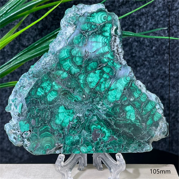 Green Malachite Slab Slice-ToShay.org
