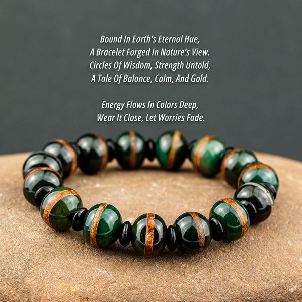 Green Agate Bracelet-ToShay.org