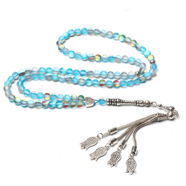 Blue Crystal Prayer Beads-ToShay.org